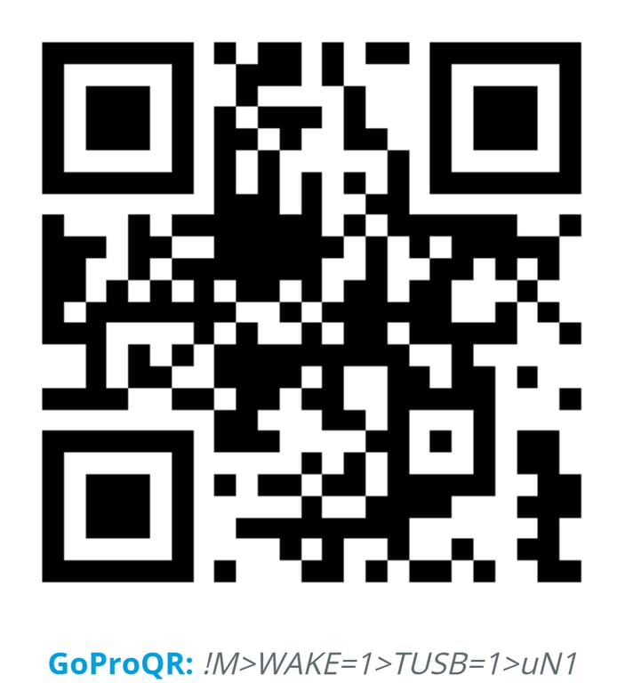GoPro Labs power and wake QR code